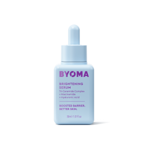 BYOMA Brightening Serum 30ml, Barrier Repair Facial Serum with Tri‑Ceramide Complex, Niacinamide & Hyaluronic Acid for Even‑Toned Radiant Skin