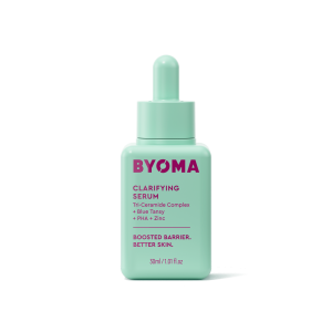BYOMA Clarifying Serum 30ml, Barrier Repair Facial Serum with Tri‑Ceramide Complex, Blue Tansy, PHA & Zinc for Spot‑Prone Skin