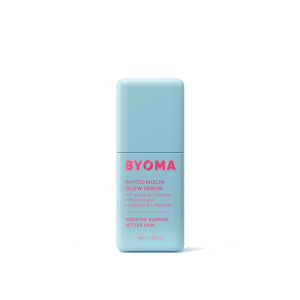 BYOMA Phyto‑Mucin Glow Serum 40ml, Barrier‑Boosting Radiance Facial Serum with Tri‑Ceramide Complex, Panthenol & Peptides for Glass‑Skin Glow