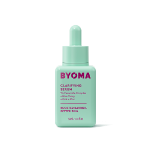 BYOMA Clarifying Serum 30ml, Barrier Repair Facial Serum with Tri‑Ceramide Complex, Blue Tansy, PHA & Zinc for Spot‑Prone Skin